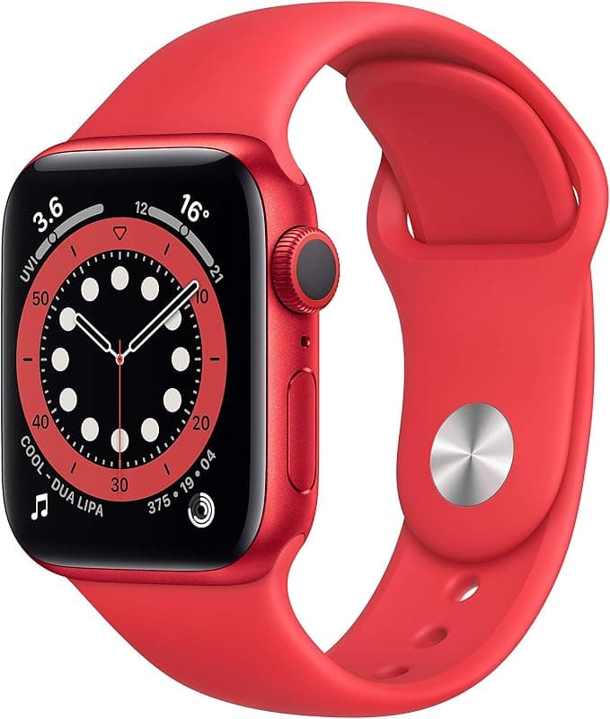 Apple Watch Series 6 (GPS, 40mm) Aluminum Case (PRODUCT)RED with Sport Strap (PRODUCT)RED (Refurbished) - Image 1