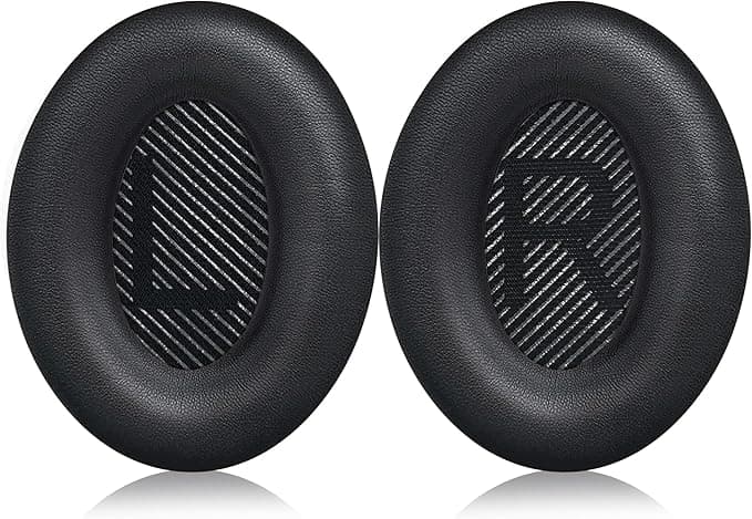YISH Headphones for Bose QuietComfort 35: Protein Foam Cushion Compatible with Bose QC35, QC35 II, Ae2, Ae2i, Ae2w, SoundTrue and SoundLink, Noise Isolating (Black) - Image 1