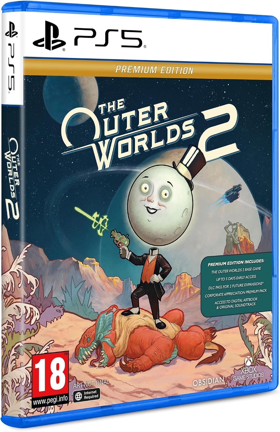 The Outer Worlds 2 – Édition Premium – PlayStation 5 [Disque + Code en boîte]