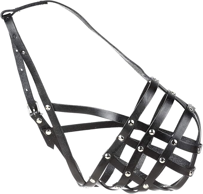 Julius-K9 Julius-K9 Lightweight Leather Muzzle for Rottweiler (Female), Staffordshire Terrier