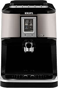 Krups EA880E - Freestanding Fully Automatic Espresso Machine, 1.7 L, 12 Cup, Silver