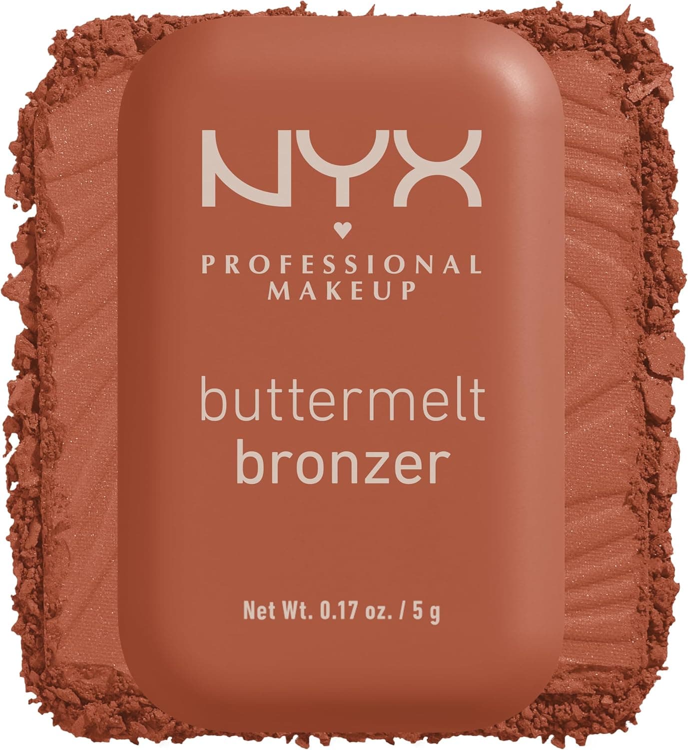 Nyx Professional Makeup - Bronzeur Poudre Compacte - Teint Hâlé Jusqu'à 12H Sans Transfert - Idéal Toutes Carnations - Formule Vegan - Buttermelt Bronzer - Teinte : Butta D Down - Image 1