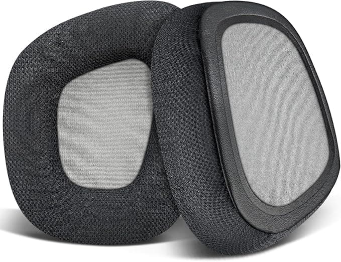 SOULWIT Mesh Fabric Foam Cushion Ear Pads for Corsair Void/Void v2/Void Pro/Void Elite/Surround Wired & Wireless RGB RGB USB Gaming Headphones, Earpads with Noise Isolating Foam - Image 1