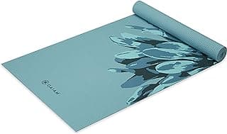 Non Slip Printed Yoga Mat for All Types of Yoga, Pilates and Floor Exercises
