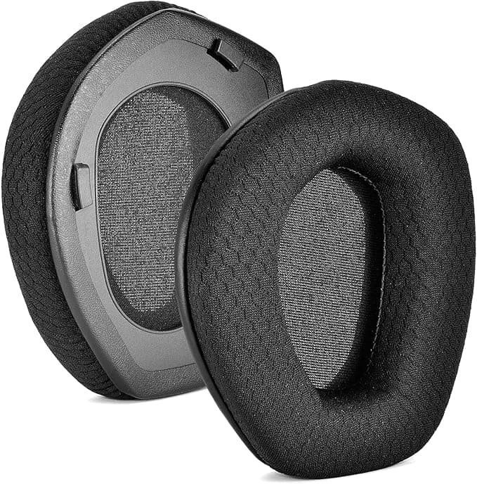 Sennheiser Premium RS175 Replacement Earpads Compatible with Sennheiser HDR RS165, RS175, RS185, RS195 RF Wireless Headphones Extra Thickness (Breathable Fabric)