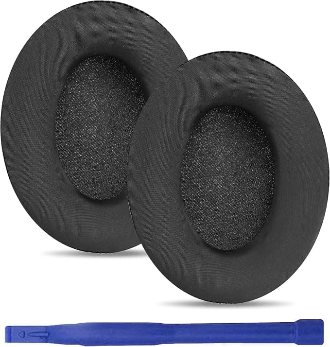 Cloud Cooling Gel Pads for HyperX Cloud 1/2/3/Pro/Alpha/Alpha S/Alpha Pro/Flight/Flight S/Stinger/Stinger Core and More (Gel/ Black) - Image 1