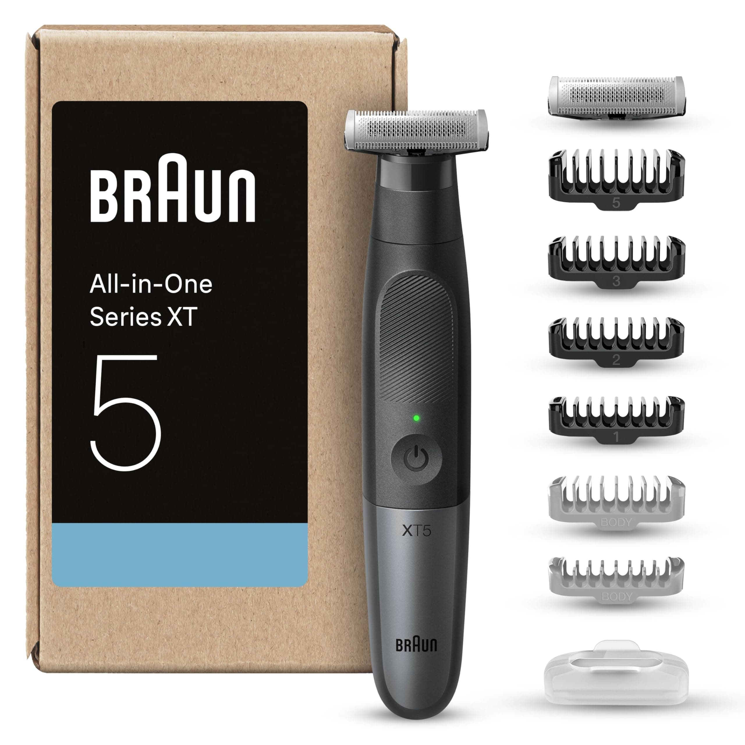 Braun Braun Series X, Tondeuse À Barbe Et Rasoir Pour Le Corps Et Le Visage, XT5250