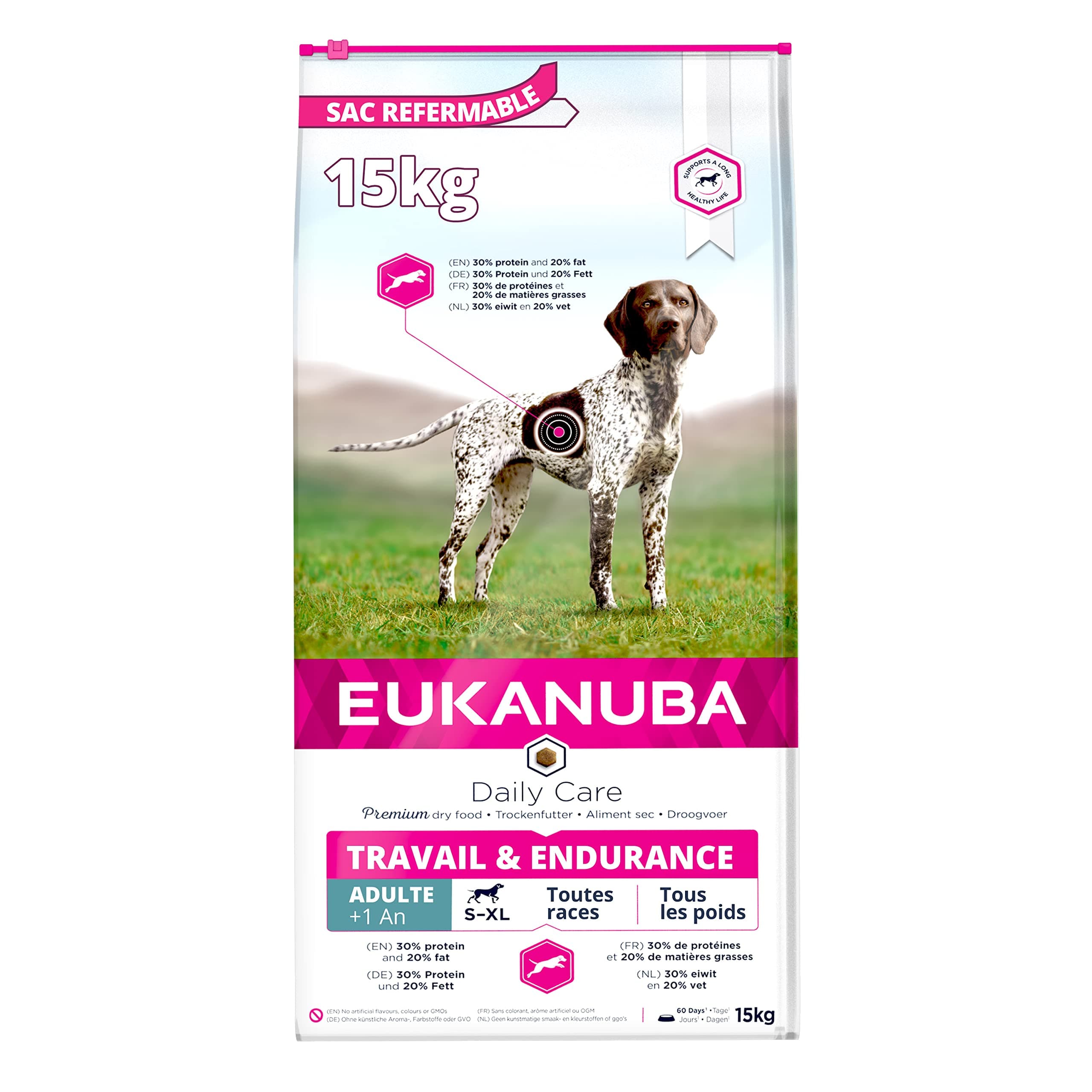 Eukanuba Daily CareWork & Endurance Chicken 15 kg