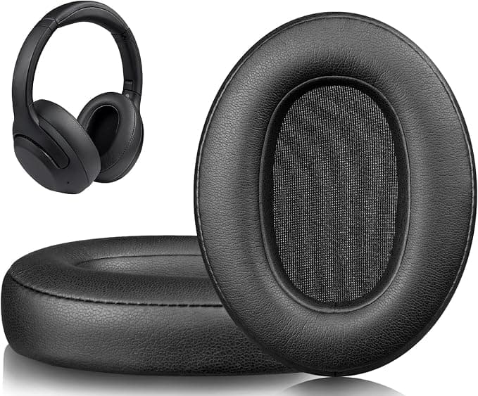 SOULWIT Protein Leather Foam Cushion Pads for Sony WH-XB900N/WH-CH710N(WH CH710N WH CH710N CH710N CH710)/WH-CH720N(WH CH720 CH720)/WH-RF400(WHRF400)/MDR-RF895RK Headphones - Image 1