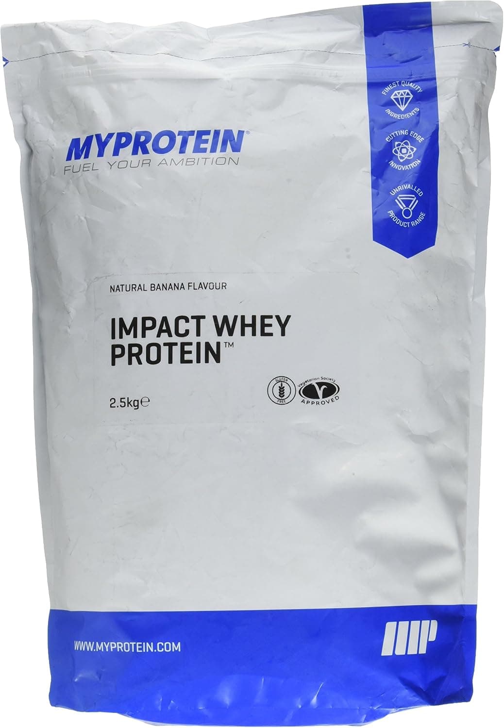 My Protein Impact Whey Protein Natural Banana Flavour 2.5 kg
