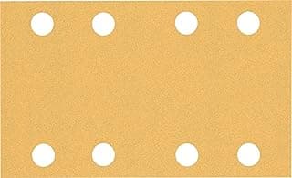 Bosch Bosch 10x EXPERT C470 Sanding Sheets with 8 Holes (for Wood Painting, Hardwood, Diameter 80 x 133 mm, Grit 120, Professional Accessory Orbital Sander)