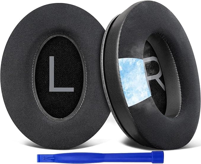 SOULWIT Gel Cooling Foam Cushion Pads for Bose QuietComfort 45 (QC45)/QuietComfort SE (QC SE)/New Quiet Comfort Wireless On-Ear Headphones, High Density Noise Foam