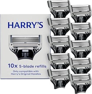 Recharges de lames de rasoir Harry's - Rasoirs pour hommes - 10 pièces