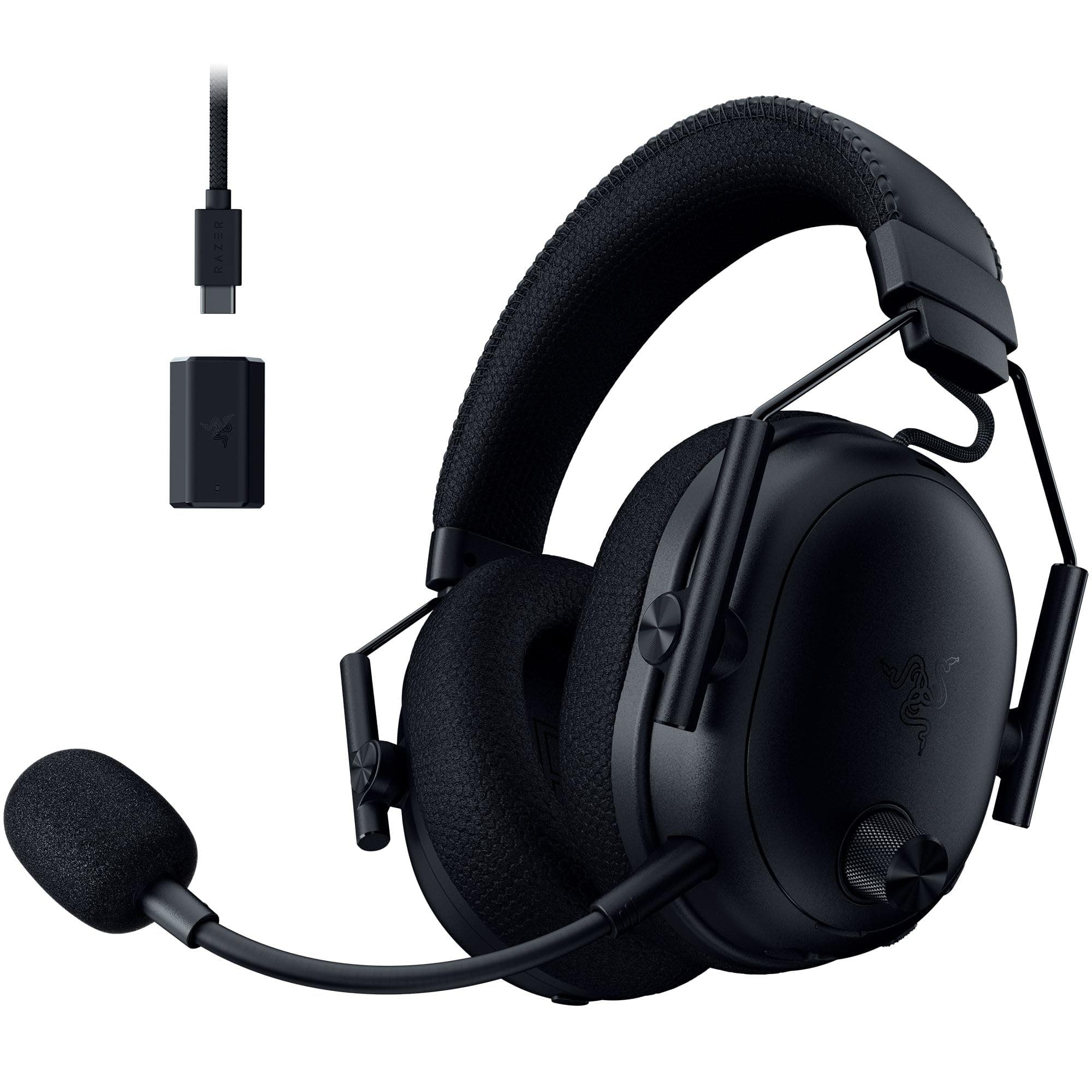 Razer BlackShark V3 Pro - Wireless ANC Headset for Esports - Active Cancellation - 50mm Speakers - Removable HyperClear Mic - Wireless 2.4GHz & Bluetooth - FPS - PC/Mac | Black - Image 1