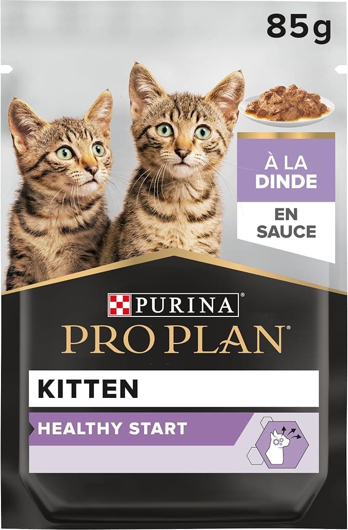 PRO PLAN Kitten HEALTHY START Turkey Sauce Pouches 85g - Image 1