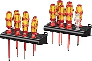 Wera 05105631001 Kraftform Big Pack 100 VDE, VDE Insulated Screwdriver Set, 16 Pieces          [Energy Class A+]