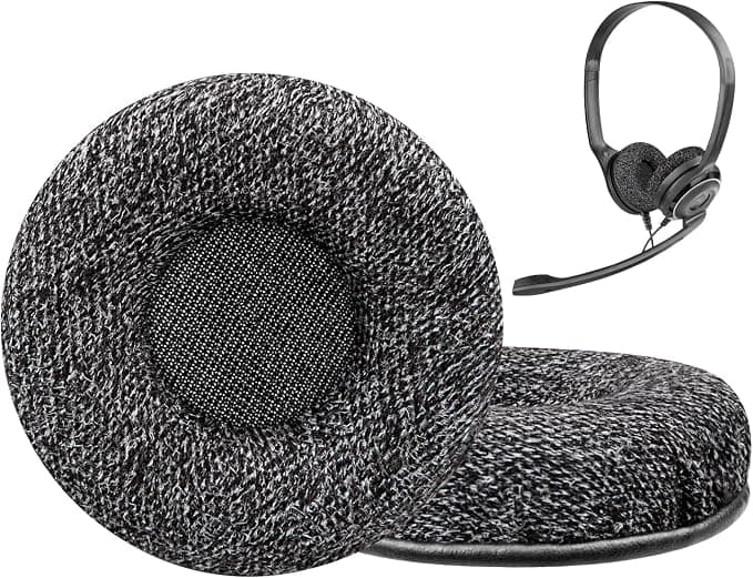 SOULWIT 50 mm Foam Cushion Pads for Sennheiser PX80/PX100/PX100II/PX200, PC30/PC36/PC130/PC131/PC140/PC145, PMX100/PMX200, PXC150/PXC250/PXC300, SC300 0/sc60 /SC75/SC230/SC260/SC630 - Image 1