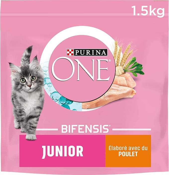 Purina One Cat Junior Kibble for Kitten Chicken/Complete Cereals 1.5 kg - Image 1