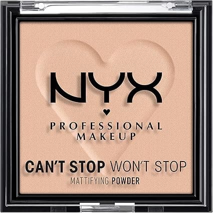 NYX NYX Professional Makeup Can't Stop Won't Stop Mattifying Powder, Medium, Medium