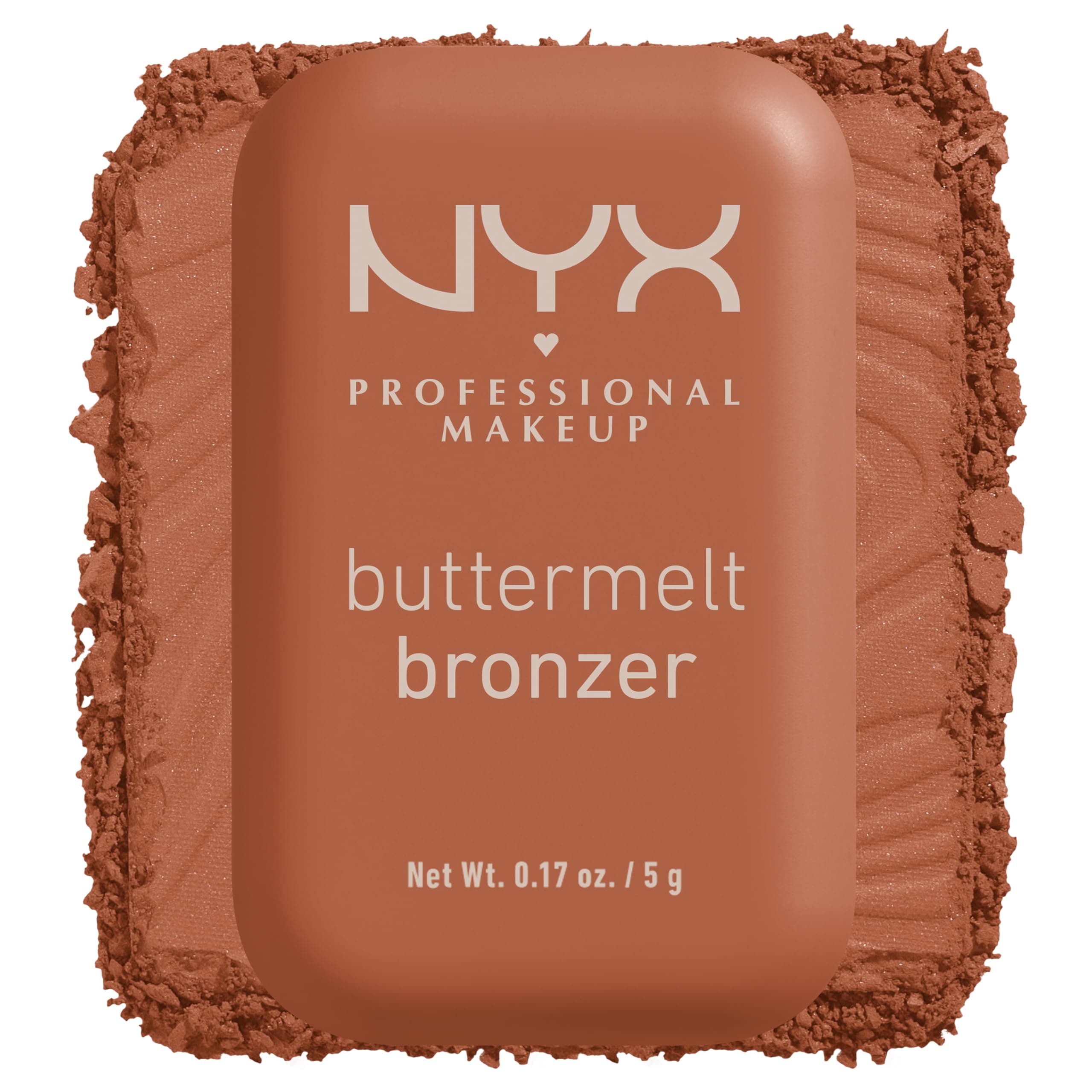 Nyx Professional Makeup - Compact Powder Bronzer - Tanned complexion up to 12 hours without transfer - Ideal for all skin tones - Vegan formula - Buttermelt Bronzer - Shade: Butta Ballin