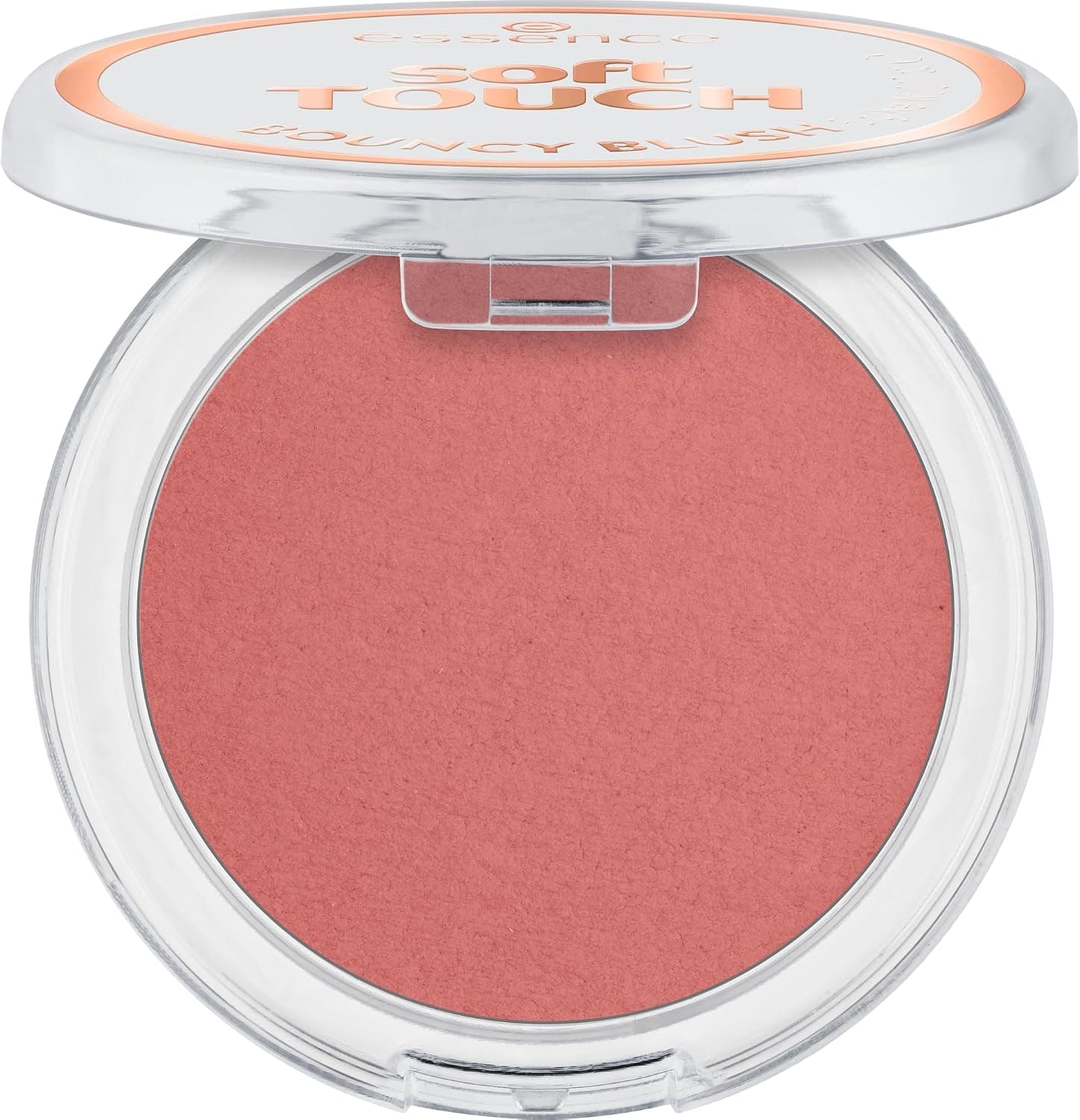 essence soft TOUCH BOUNCY BLUSH 10 antique bloom, blush cream-to-powder, teinte bois de rose vintage au caractère nude, fini mat, texture soin, 5g - Image 1