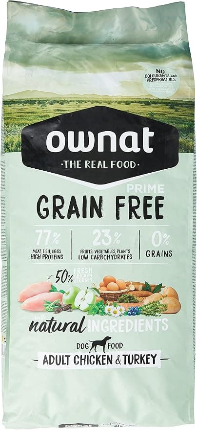 Ownat Premium Grain Free Adult Chicken/Turkey Dry Food - Image 1