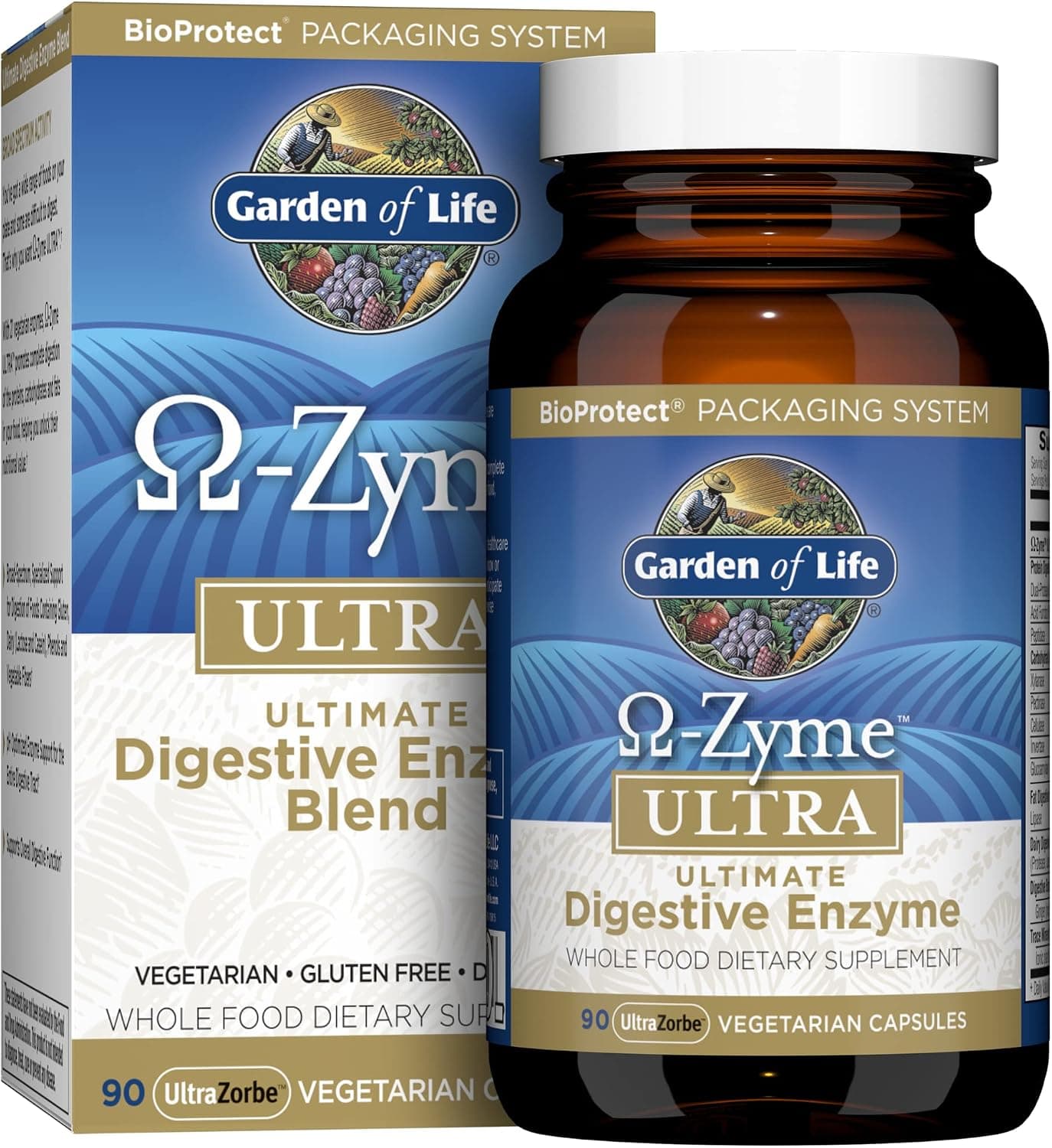 Garden of Life Omega Zyme Ultra - 90 vcaps