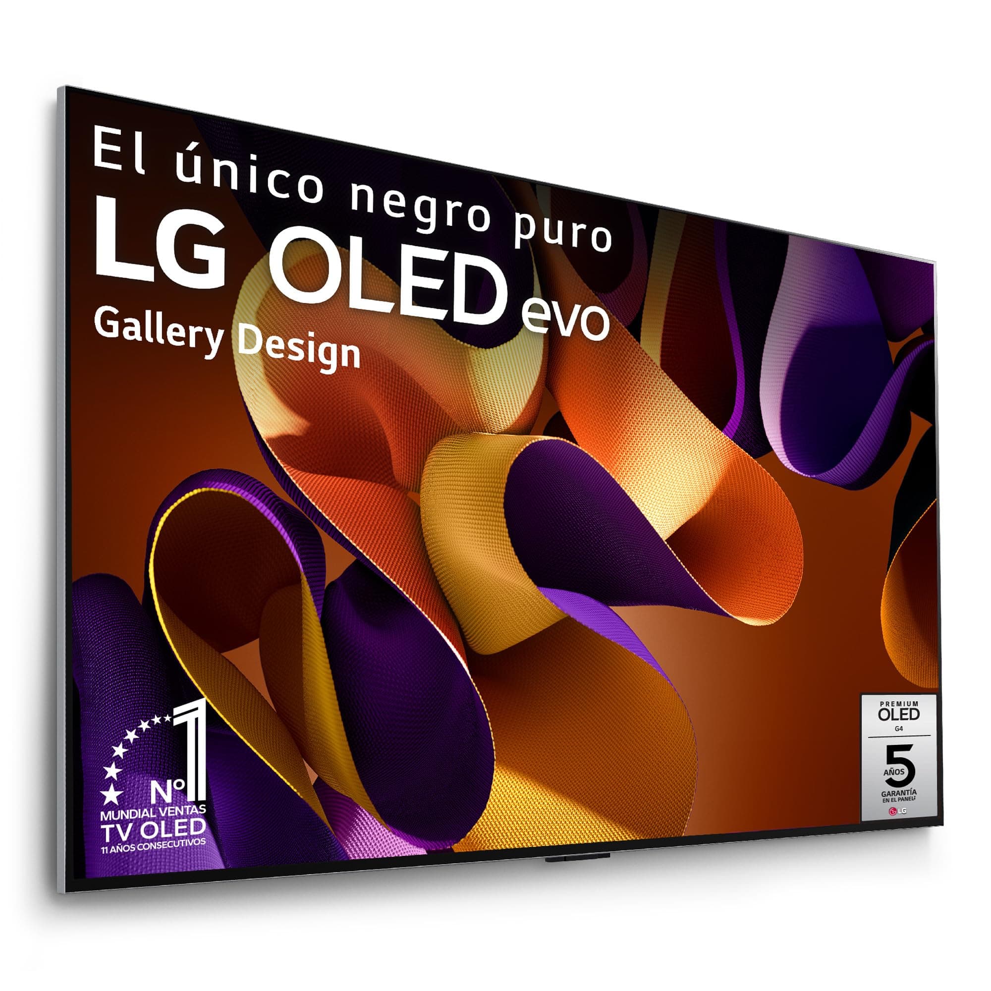OLED TV Evo LG OLED77G4 195 cm 4K UHD Smart TV 2024 Black and Silver - Image 1