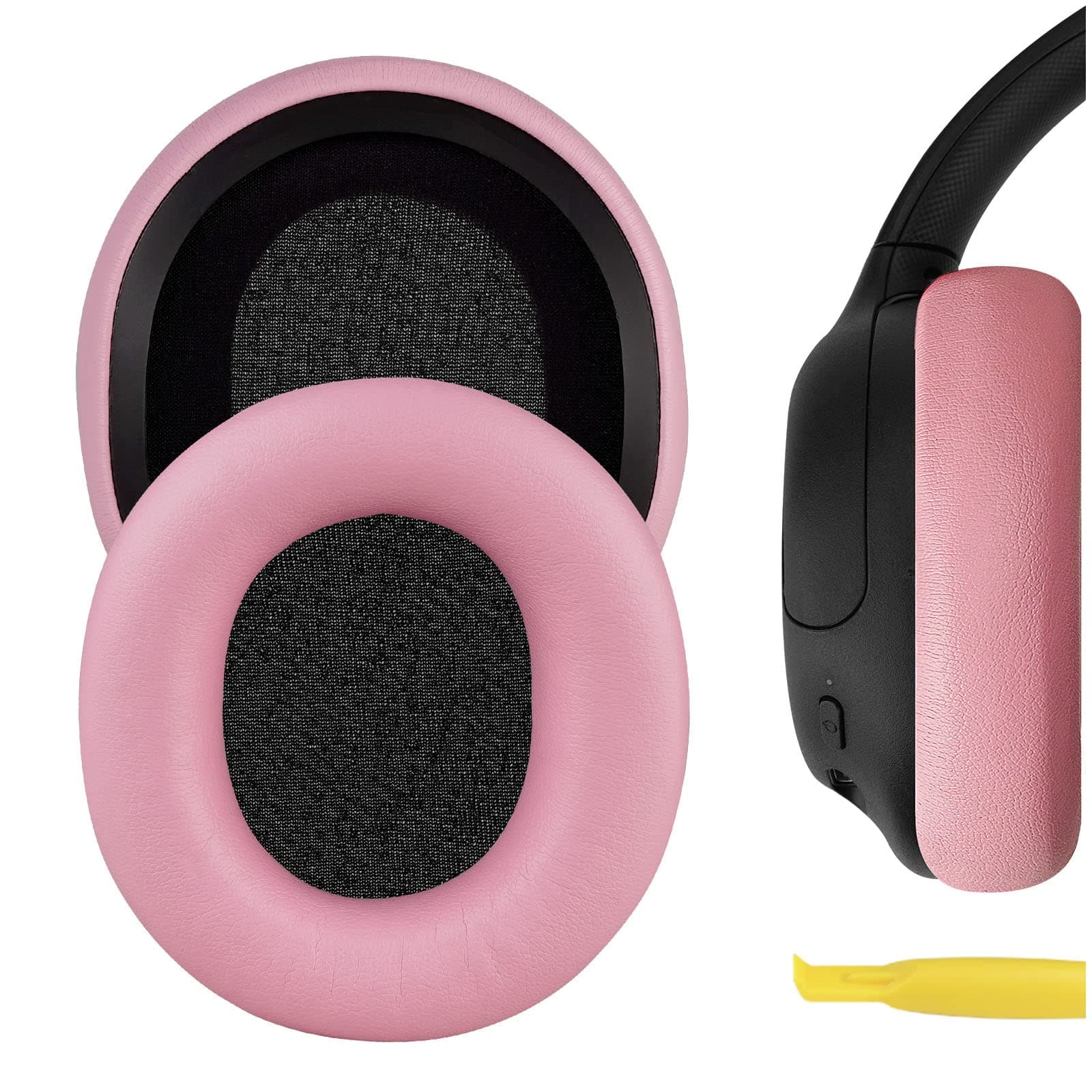 Geekria NOVA Earpads Compatible with Sony WH-CH700N, WH-CH710N, WH-CH720N Headphones (Pink)