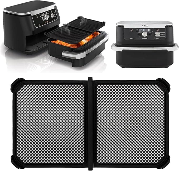 Air Fryer Ninja 10.4L AF500EU Reusable Silicone Air Fryer Accessories Mould Air Fryer Ninja 10.4L, Anti Splash Air Fryer Ninja Foodi 10.4L (Style-1)