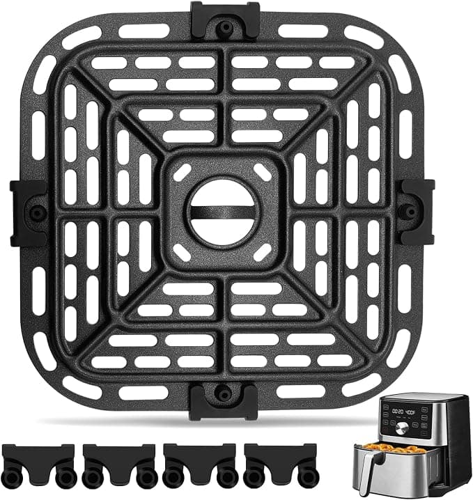 Replacement Parts for Instant Pot Vortex Plus 6 in 1 Air Fryer 4 Liter 7.3" x 7.25" Square Air Fryer Food Grade Grill Plate Tray Accessories - Image 1