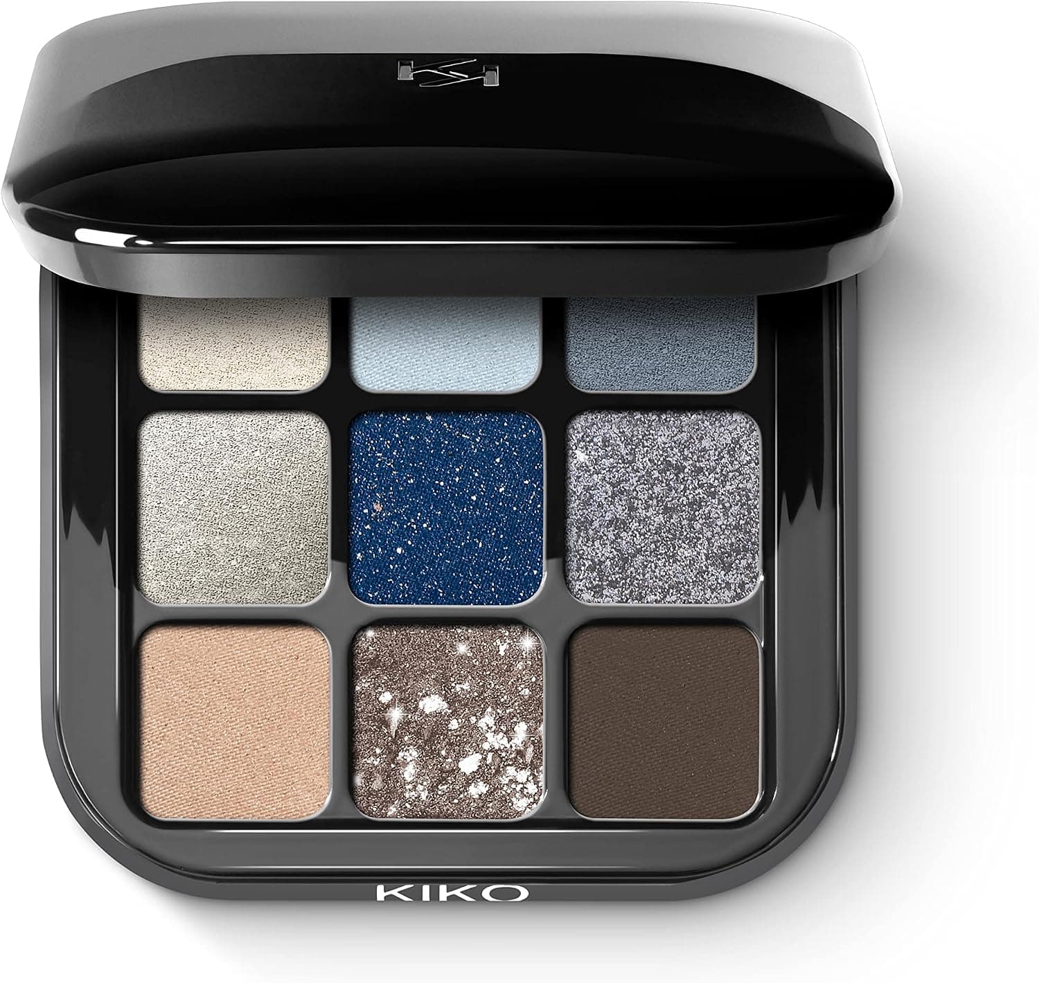 KIKO Milano Glamour Multi Finish Eyeshadow Palette 05 | Palette De 9 Ombres À Paupières Aux Finis Variés