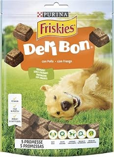 Purina Friskies Delibon Snack pour Chien délicieux Morceaux avec Poulet, 6 Paquets de 130 g