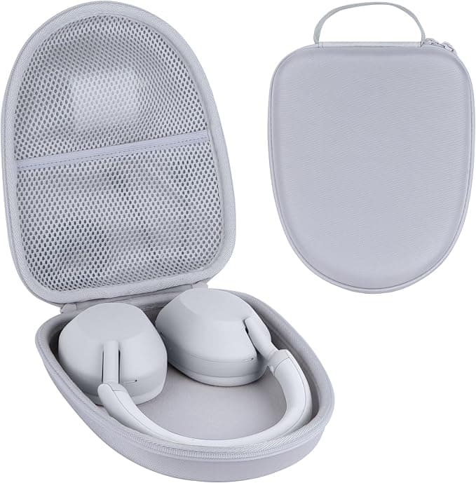 Sony Hard Protective Case for Sony WH-1000XM6 / WH-1000XM4 / WH-1000XM3 / WH-1000XM5 Noise Reduction Headphones (White)