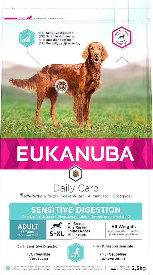 Eukanuba Adult Dog Daily Care Sensitive Digestion for All Breeds Chicken 2.5 kg - Image 1