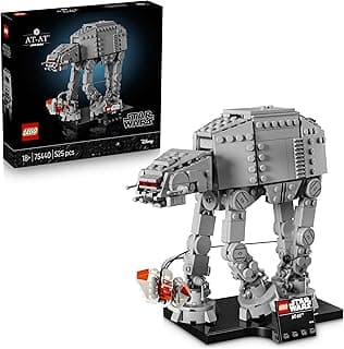 LEGO Star Wars 75440 at-at - Set de Construction pour Adulte - Maquette avec Snowspeeder, Support & Plaque Nominative - Décoration pour Étagère - Cadeau Collector pour Fans de l'empire Contre-Attaque