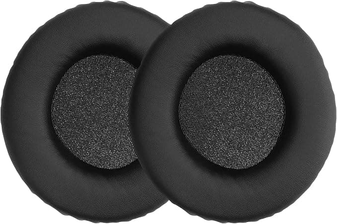 kwmobile 2 x Ear Pads Compatible with Sennheiser HD215 /HD225 /HD205 II/HD 4.40 BT Foam Ear Pads for Headphones Black - Image 1