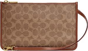 Coach Zipped pouch, B4/Tan Caramel