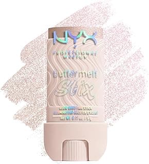 NYX Professional Makeup Buttermelt Highlighter Stix - Stick onctueux - Effet glowy - Texture ultra-fondante - Tenue 8H - Fini naturel sans effet gras - Teinte : Big Melt Energy