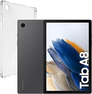 Samsung Galaxy Tab A8 10.5'' 64GB Anthracite WiFi with Clear Cover – Amazon Exclusive, 10.5''