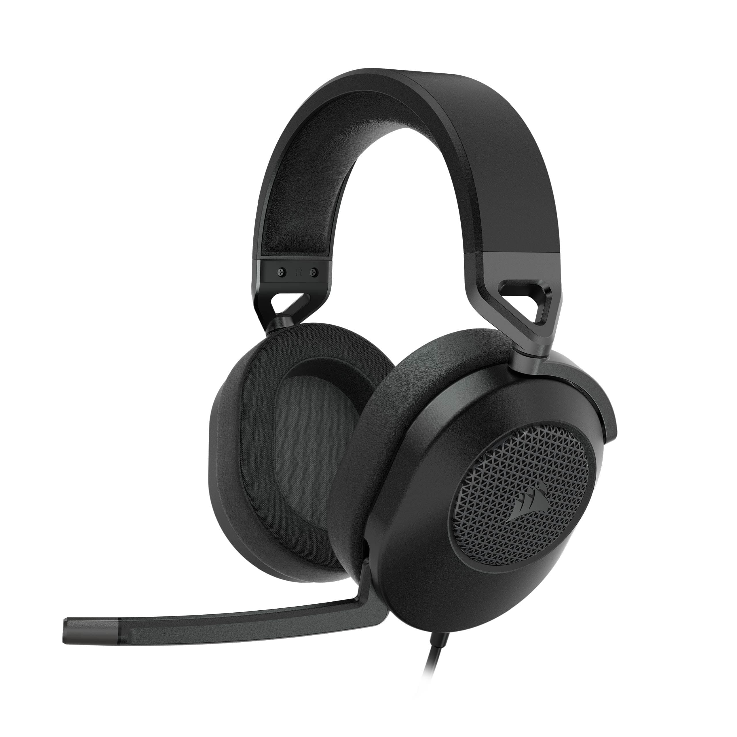 Corsair HS65 Surround Wired Gaming Headset - Dolby 7.1 Surround Sound - SonarWorks SoundID - Compatible iCUE - PC, Mac, PS5, PS4, Xbox, Nintendo Switch, Mobile - Carbon