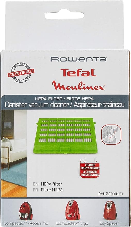 Moulinex Moulinex ZR004501 Filter (H)epa for Accessimo / Compacteo / Compacteo Ergo / City Space Vacuum Cleaner, See Description