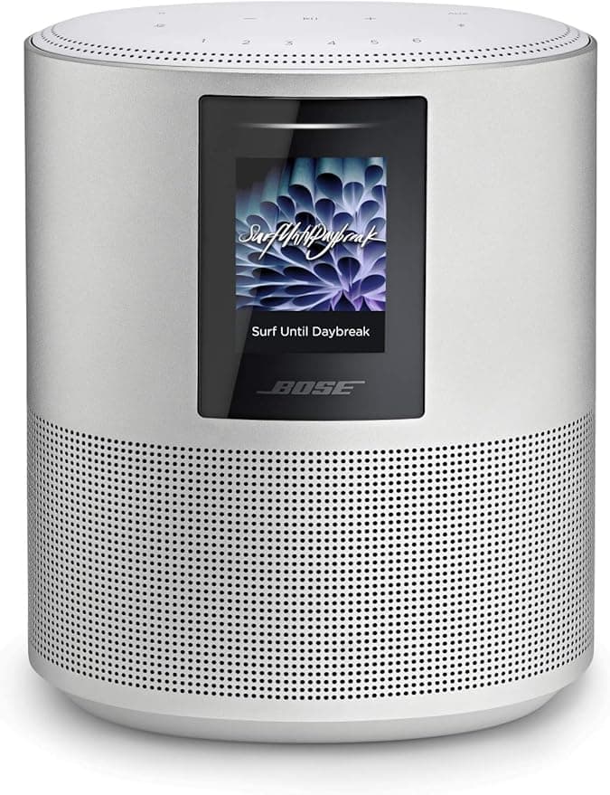 Bose Home Speaker 500 Speakers with Amazon Alexa and Integrated Google Assistant - Silver