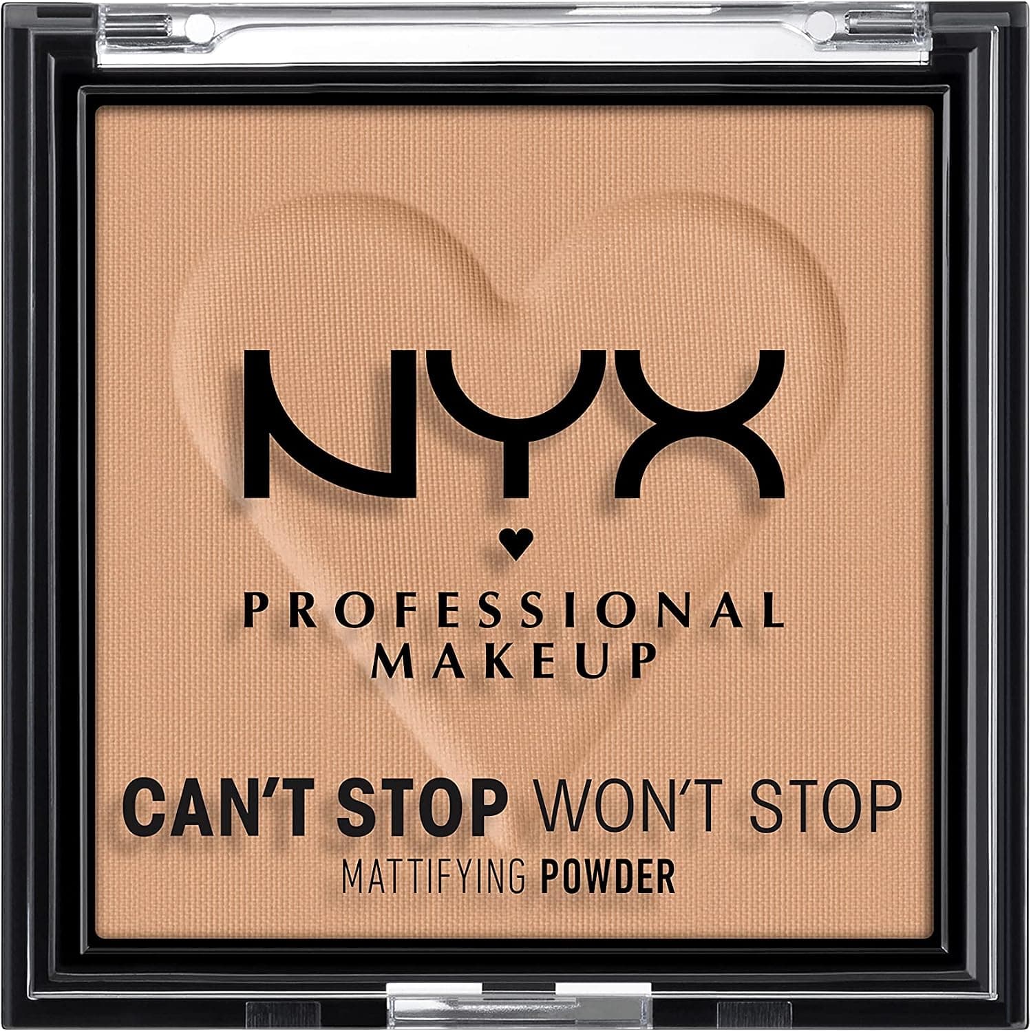 NYX Professional Makeup Poudre Matifiante Can't Stop Won't Stop Mattfying Powder, Fini Mat, Tan - Image 1