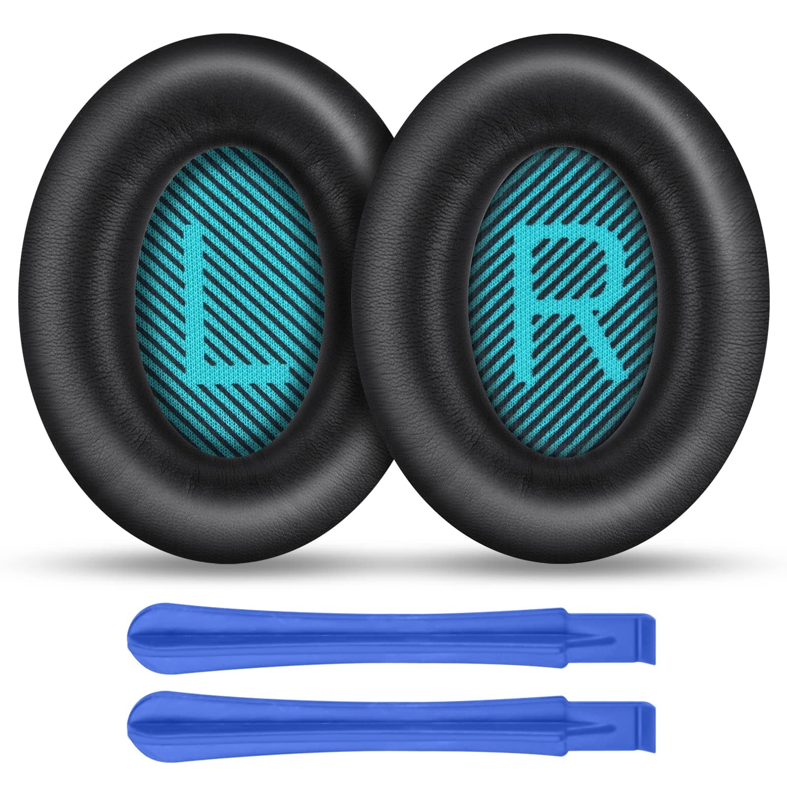 Ainiv Replacement Ear Pads for Bose QuietComfort 15 QC15 QC2 QC25 QC35 QC35II AE2 AE2i AE2w SoundTrure SoundLink Headphones Circumaural (Blue)