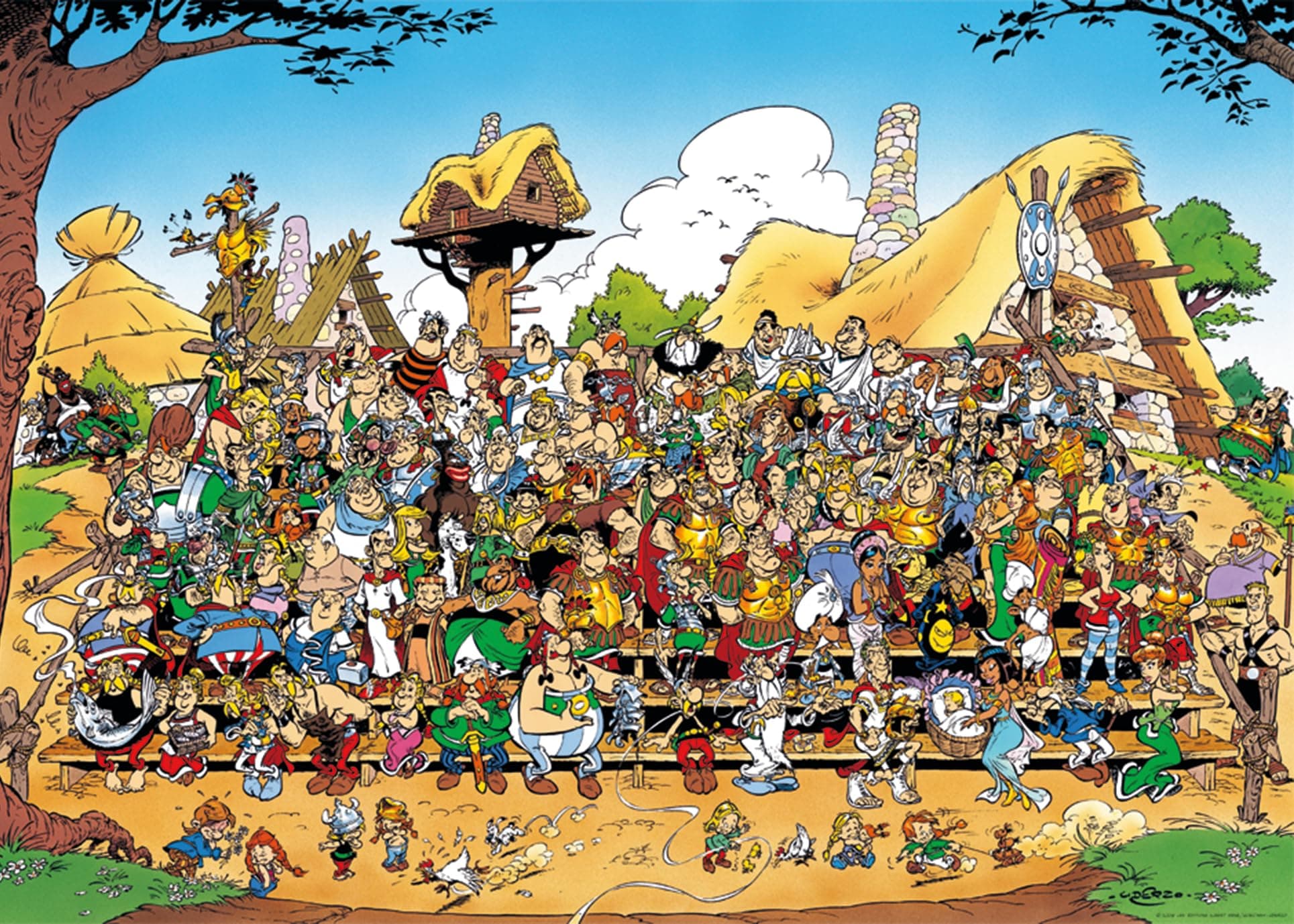 Ravensburger - 12000473 Adult Jigsaw Puzzle - 1000 Piece Jigsaw Puzzle - Family Photo - Asterix - Adults and Children from 14 Years Old - High Quality Jigsaw Puzzle - Asterix Comic Book - Image 1