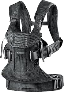 BabyBjörn One Air Baby Carrier, 3D Mesh, Black