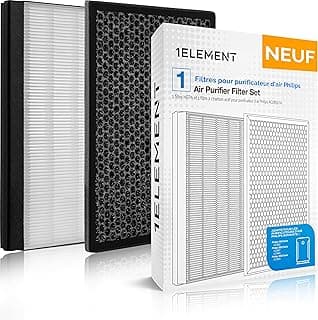 Philips Filter Kit for Philips Air Purifier [AC2882/10 & AC2887/10] - 1 NanoProtect HEPA Filter and 1 Activated Carbon Filter [Replaces FY2422/30 & FY2420/30]