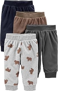 Simple Joys by Carter's 4-Pack Fleece Pants - Infant-and-Toddler-Pants - 4-Pack Fleece Pants - Mixte bébé