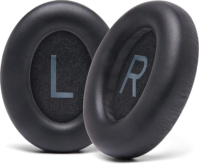 WC Wicked Cushions Upgraded Earpads for Bose Noise Cancelling 700 (NC700) Headphones - Soft Leather, Luxury Memory Foam, Increased Thickness, Extra Durable | Black